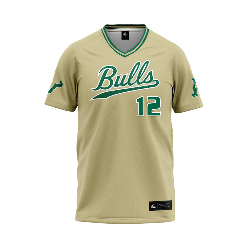 USF - NCAA Baseball : Jack Nedrow - Sand Jersey-0