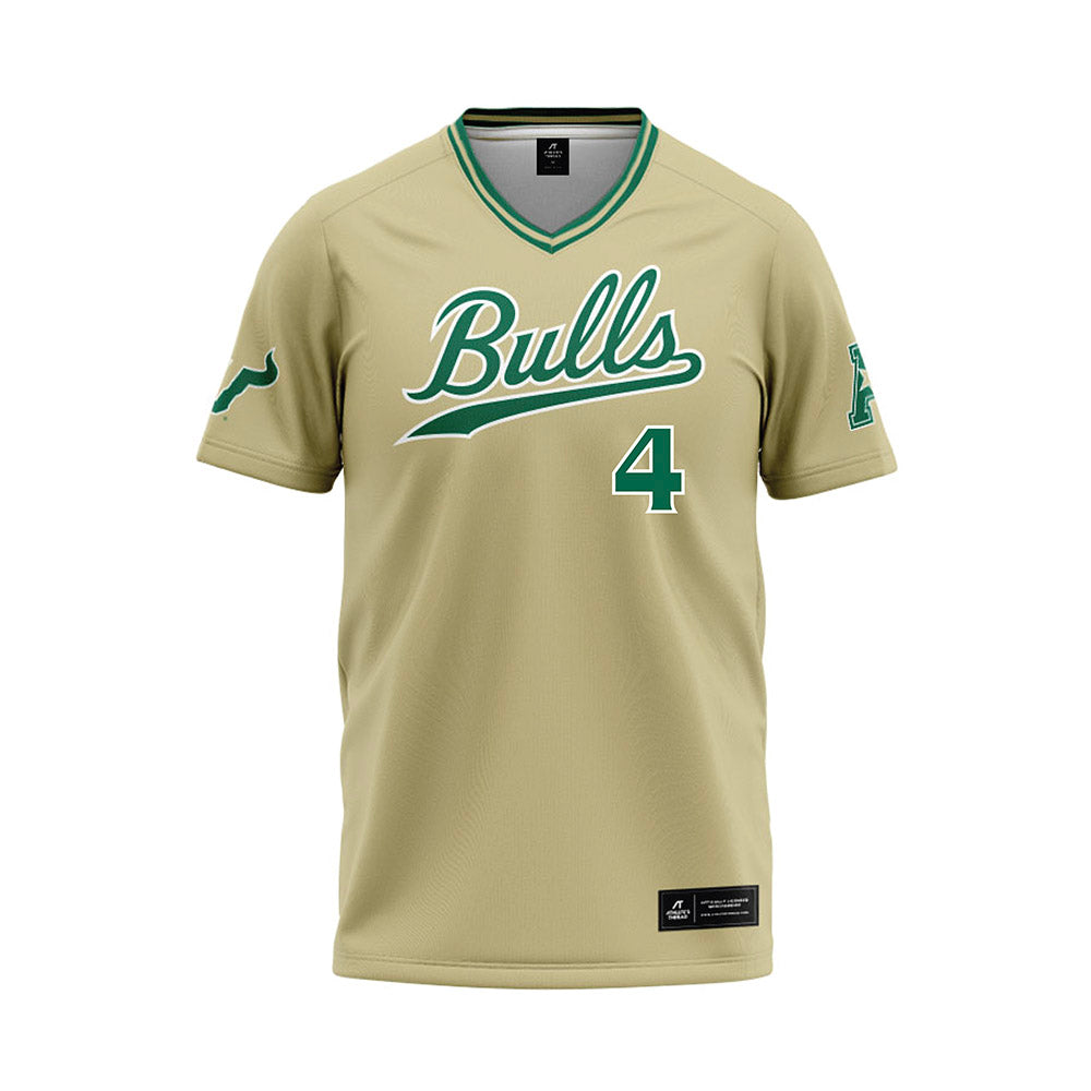 USF - NCAA Baseball : Kaden Smith - Sand Jersey-0