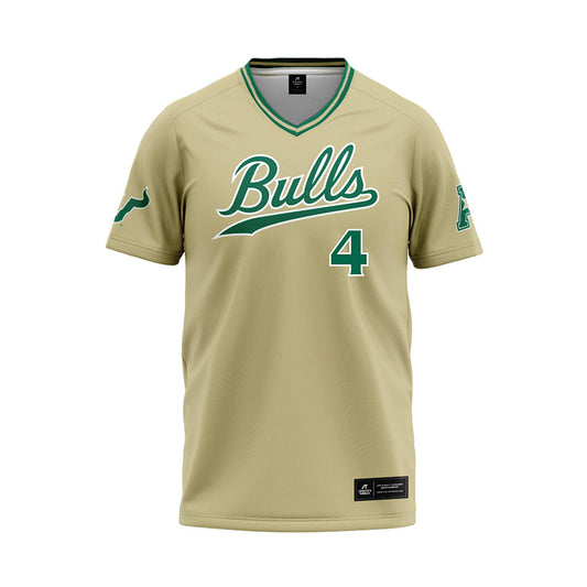 USF - NCAA Baseball : Kaden Smith - Sand Jersey-0