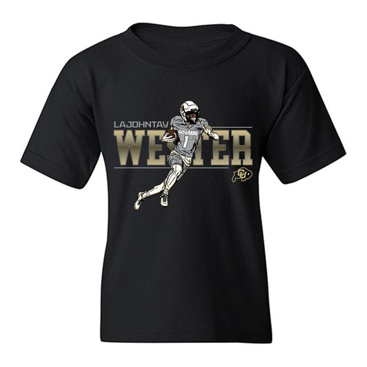 Colorado - NCAA Football : Lajohntay Wester - Youth T-Shirt-0