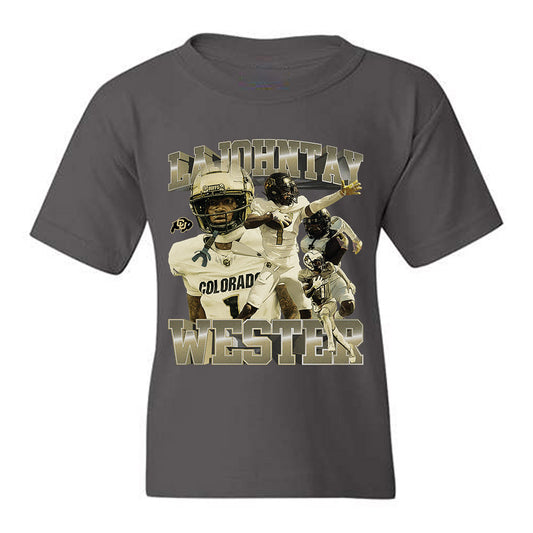 Colorado - NCAA Football : Lajohntay Wester - Youth T-Shirt-0