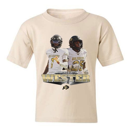 Colorado - NCAA Football : LaJohntay & Jayeln - Player Collage Youth T-Shirt-0