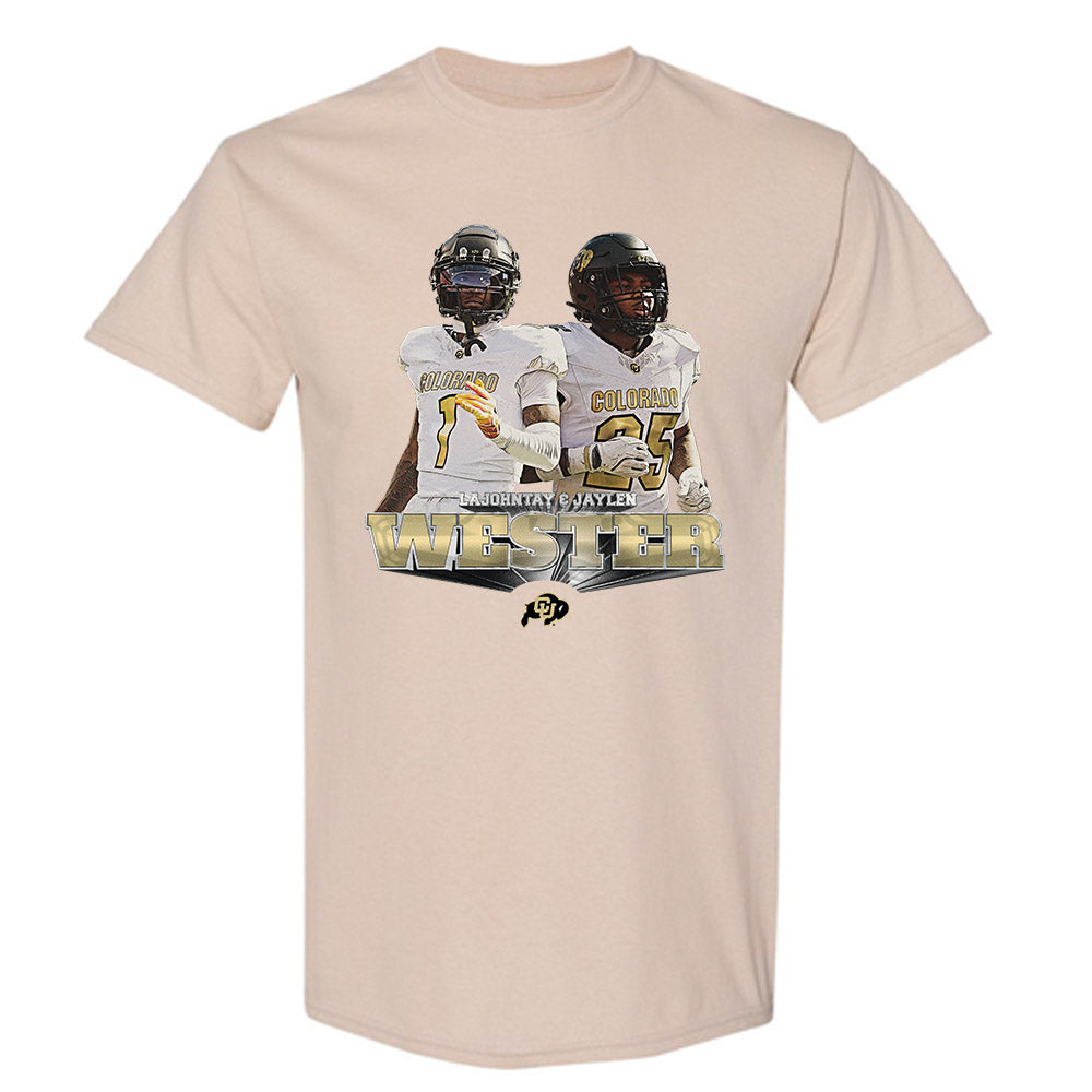 Colorado - NCAA Football : LaJohntay & Jayeln - Player Collage T-Shirt-0