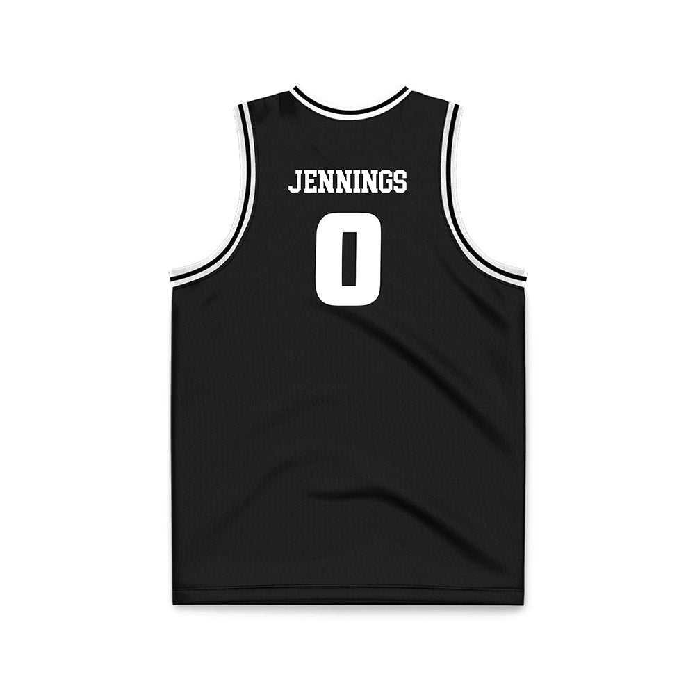 VCU - NCAA Men's Basketball : Brandon Jennings - Black Basketball Jersey-1