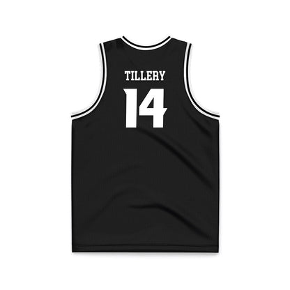 VCU - NCAA Men's Basketball : Jordan Tillery - Black Basketball Jersey-1