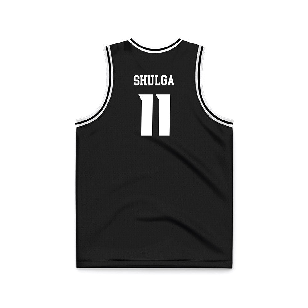 VCU - NCAA Men's Basketball : Max Shulga - Black Basketball Jersey-1