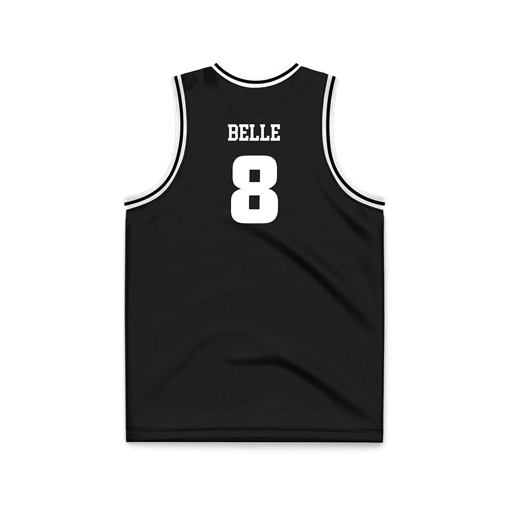 VCU - NCAA Men's Basketball : Michael Belle - Black Basketball Jersey-1