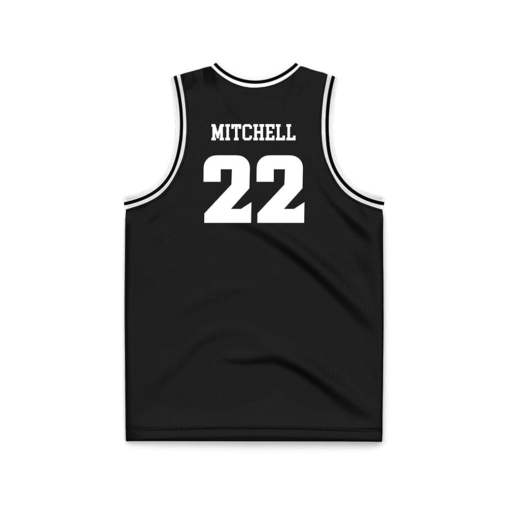 VCU - NCAA Men's Basketball : Keyshawn Mitchell - Black Basketball Jersey-1