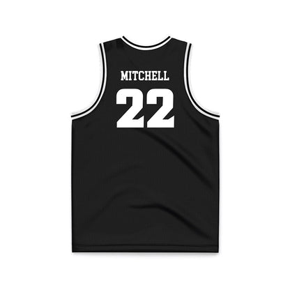 VCU - NCAA Men's Basketball : Keyshawn Mitchell - Black Basketball Jersey-1