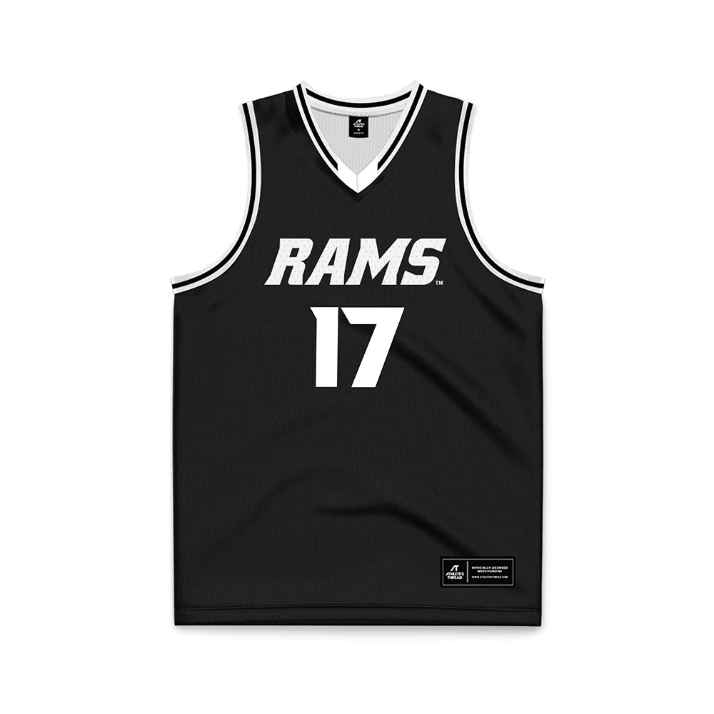 VCU - NCAA Men's Basketball : Martin Carrere - Black Basketball Jersey-0