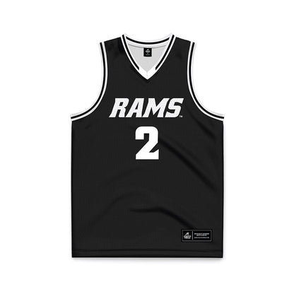 VCU - NCAA Men's Basketball : Jadrian Tracey - Black Basketball Jersey-0