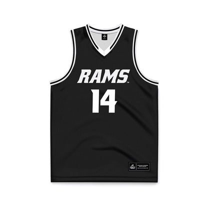 VCU - NCAA Men's Basketball : Jordan Tillery - Black Basketball Jersey-0