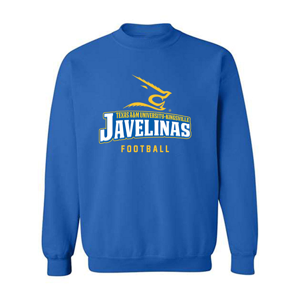 TAMUK - NCAA Football : Dominic Gill - Crewneck Sweatshirt-0