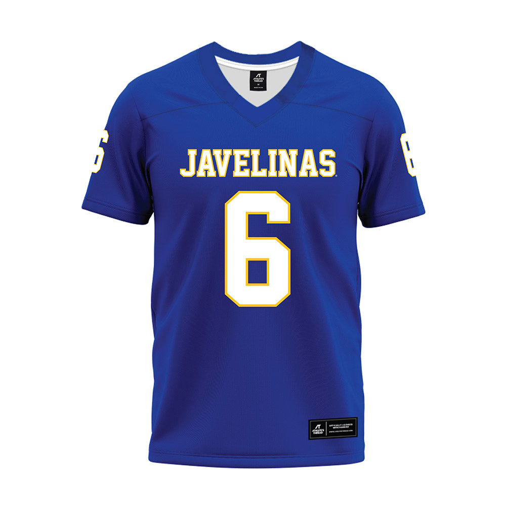 TAMUK - NCAA Football : Demarcus Peters - Premium Football Jersey-0