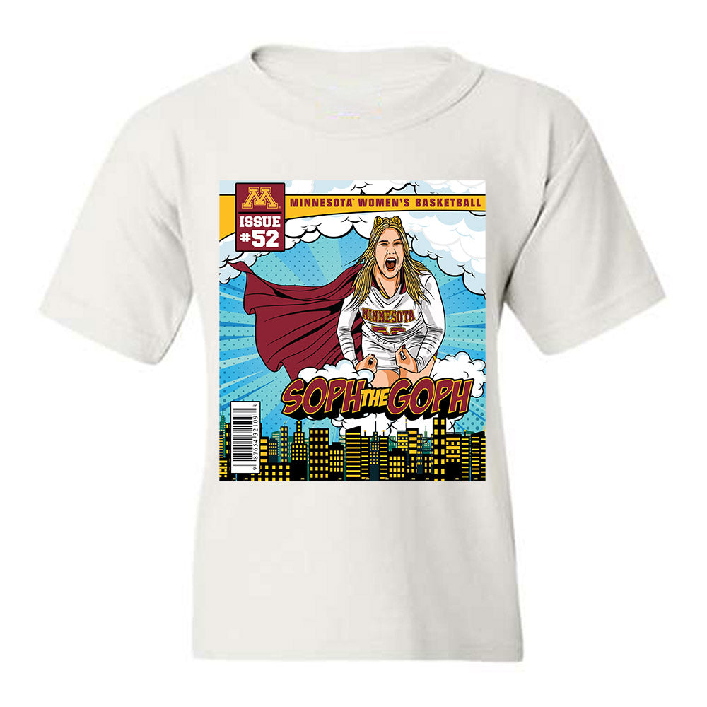 Minnesota - NCAA Women's Basketball : Sophia Hart - Individual Caricature Youth T-Shirt-0