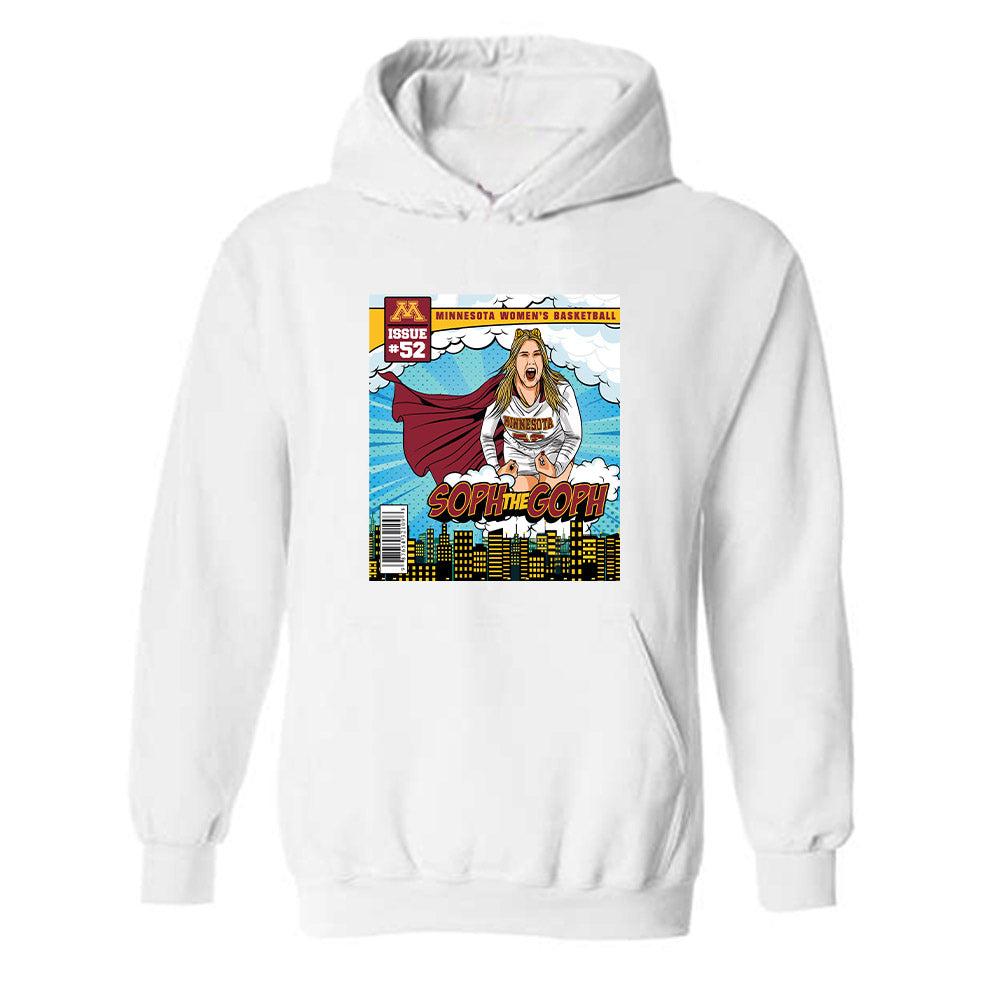 Minnesota - NCAA Women's Basketball : Sophia Hart - Individual Caricature Hooded Sweatshirt-0