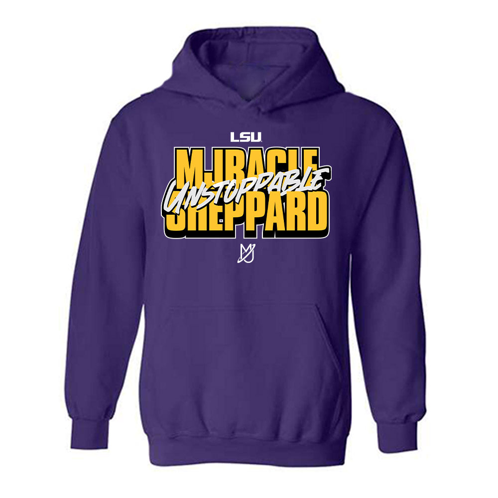 LSU - NCAA Women's Basketball : Mjracle Sheppard - Classic Shersey Hooded Sweatshirt-0