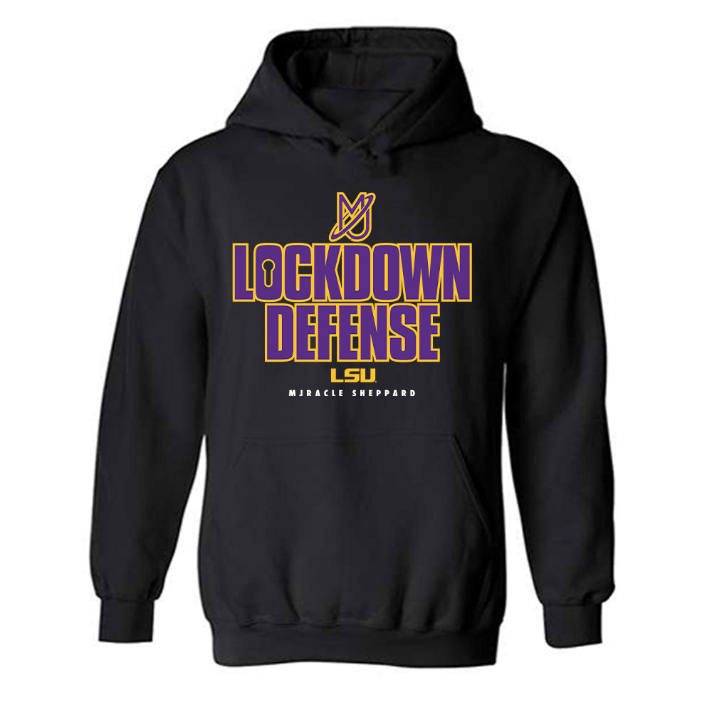 LSU - NCAA Women's Basketball : Mjracle Sheppard - Hooded Sweatshirt-0