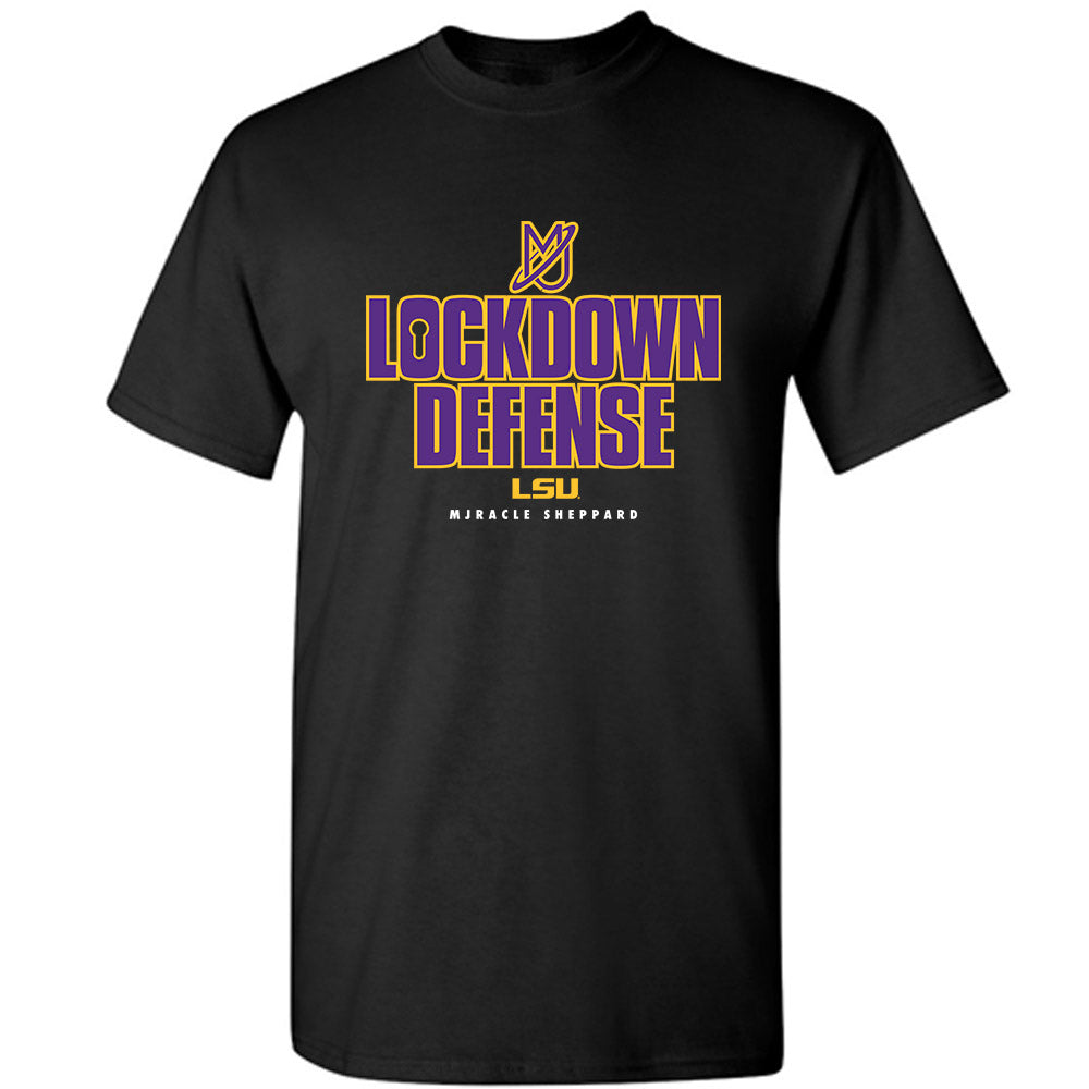 LSU - NCAA Women's Basketball : Mjracle Sheppard - T-Shirt-0