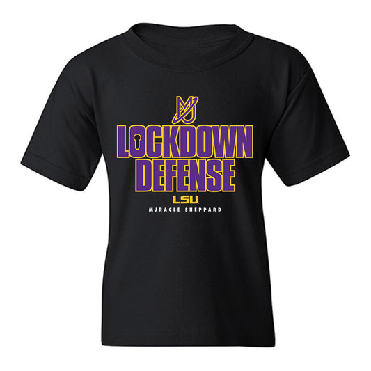 LSU - NCAA Women's Basketball : Mjracle Sheppard - Youth T-Shirt-0