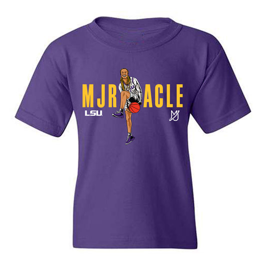 LSU - NCAA Women's Basketball : Mjracle Sheppard - Youth T-Shirt-0