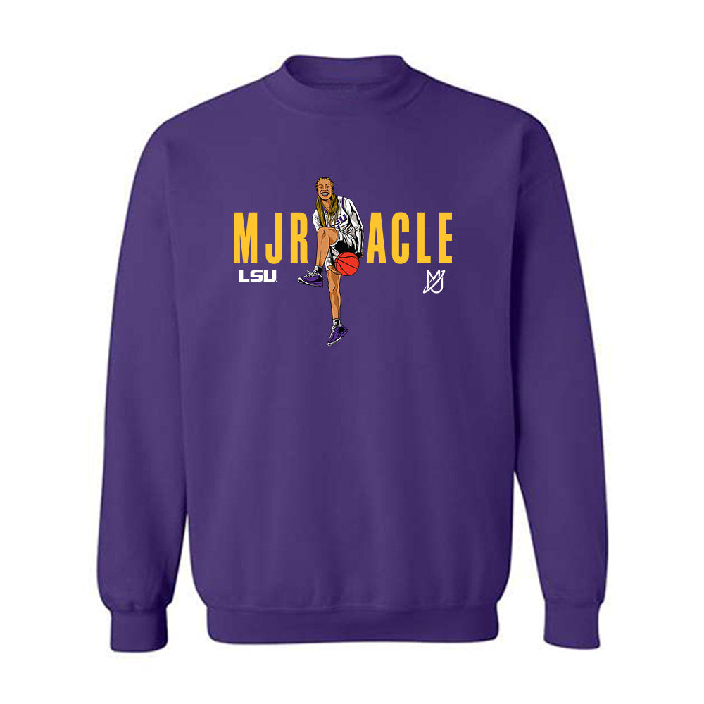 LSU - NCAA Women's Basketball : Mjracle Sheppard - Crewneck Sweatshirt-0