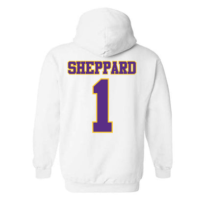 LSU - NCAA Women's Basketball : Mjracle Sheppard - Classic Shersey Hooded Sweatshirt-1