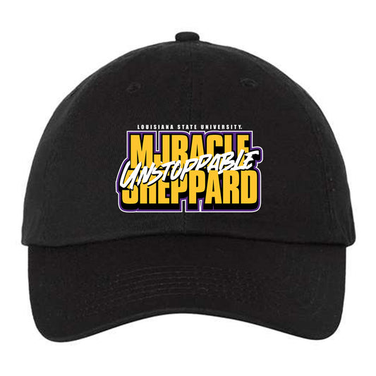 LSU - NCAA Women's Basketball : Mjracle Sheppard - Dad Hat-0