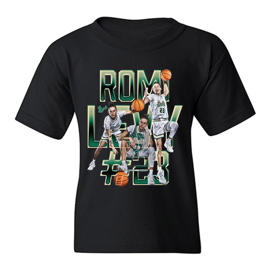 USF - NCAA Women's Basketball : Romi Levy - Player Collage Youth T-Shirt-0