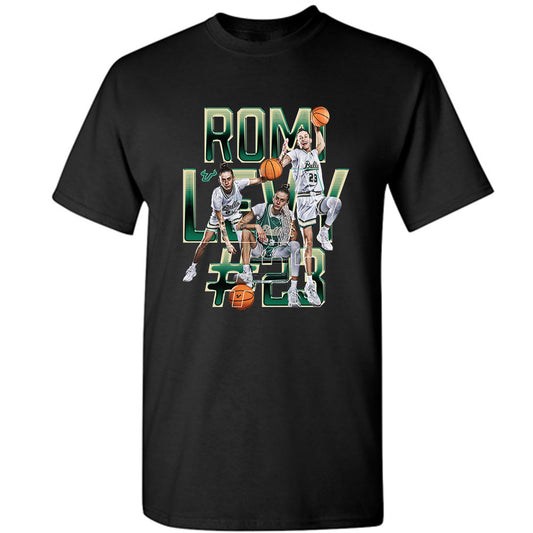 USF - NCAA Women's Basketball : Romi Levy - Player Collage T-Shirt-0