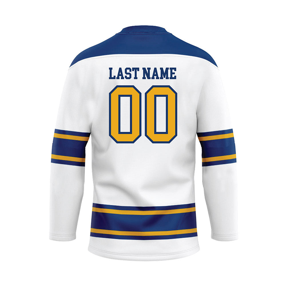 Canisius - NCAA Men's Ice Hockey : Cole Miller - White Hockey Jersey-1