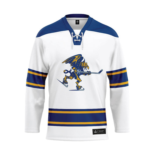 Canisius - NCAA Men's Ice Hockey : Grant Porter - White Hockey Jersey-0