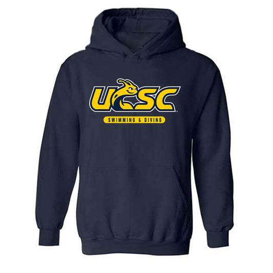 UCSC - NCAA Men's Swimming & Diving : Dylan Blietz - Classic Shersey Hooded Sweatshirt-0