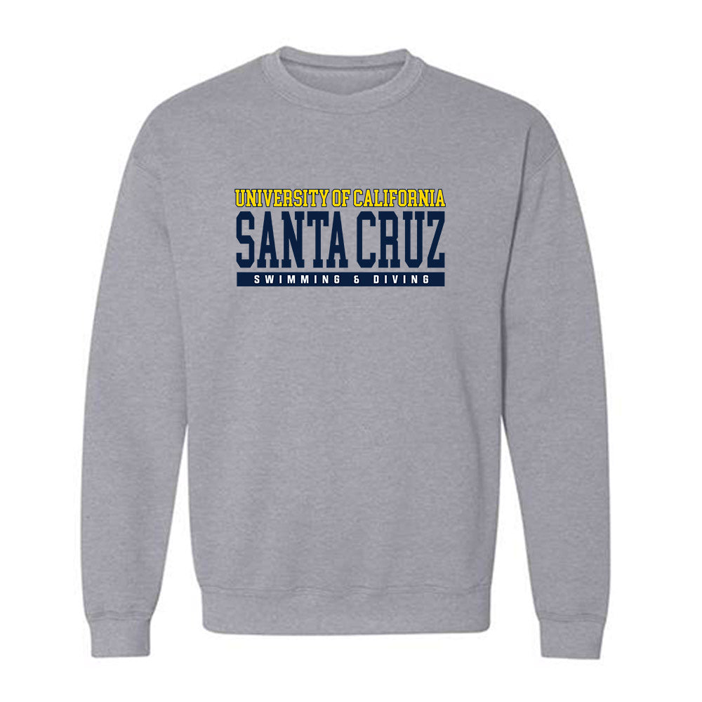 UCSC - NCAA Men's Swimming & Diving : Israel Gonzalez - Classic Shersey Crewneck Sweatshirt-0