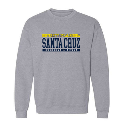 UCSC - NCAA Men's Swimming & Diving : Israel Gonzalez - Classic Shersey Crewneck Sweatshirt-0