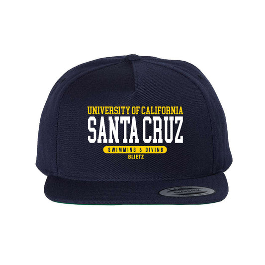 UCSC - NCAA Men's Swimming & Diving : Dylan Blietz - Snapback Hat-0