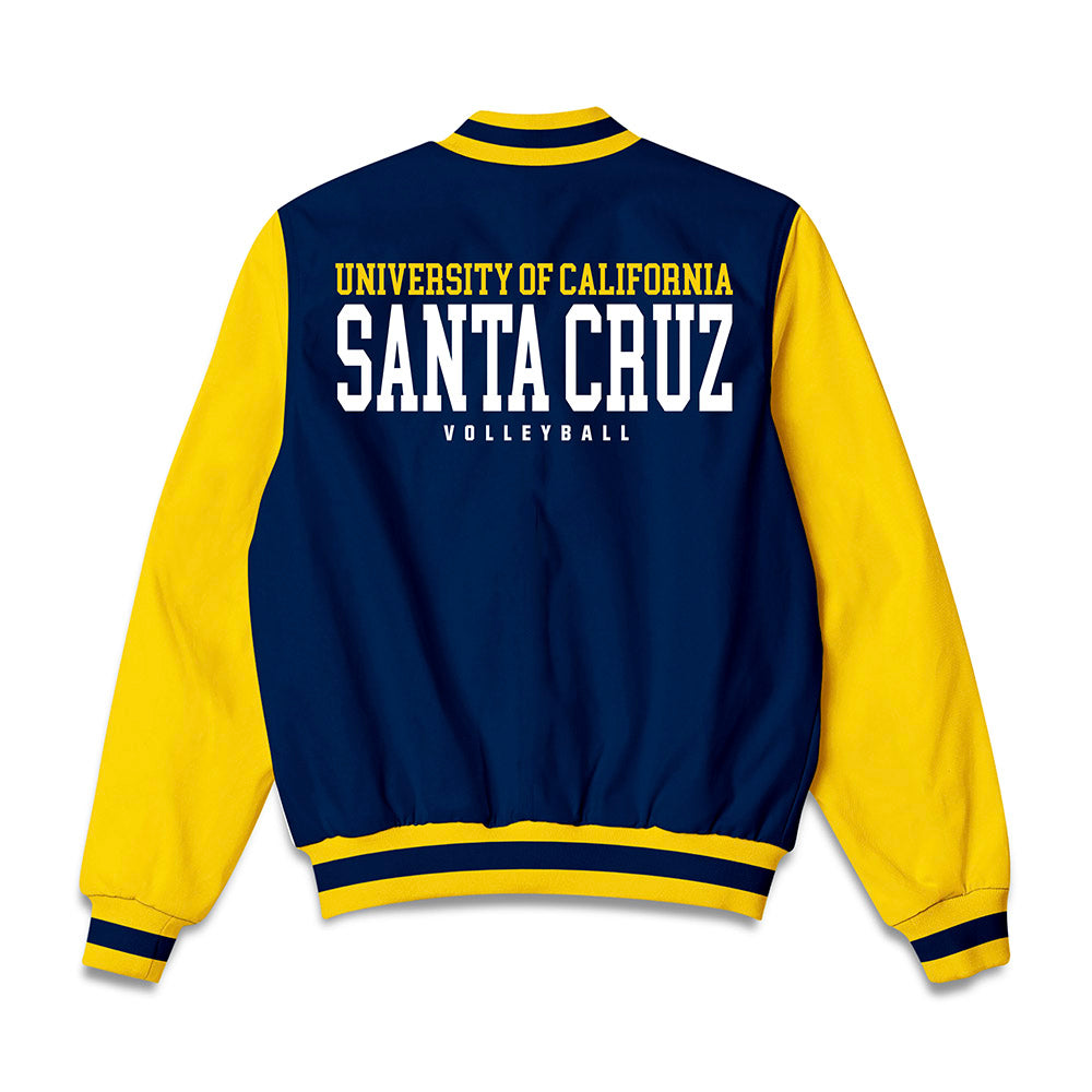 UCSC - NCAA Men's Volleyball : Marcus Donchuanchom - Bomber Jacket-1