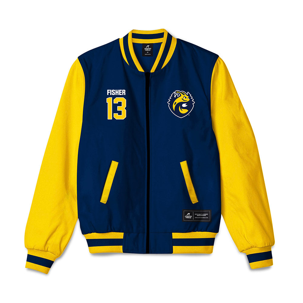 UCSC - NCAA Men's Volleyball : Noy Fisher - Bomber Jacket-0