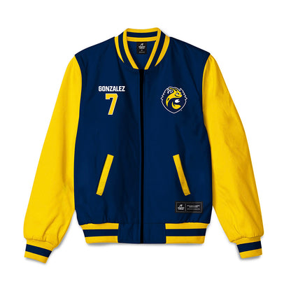 UCSC - NCAA Men's Swimming & Diving : Israel Gonzalez - Bomber Jacket-0