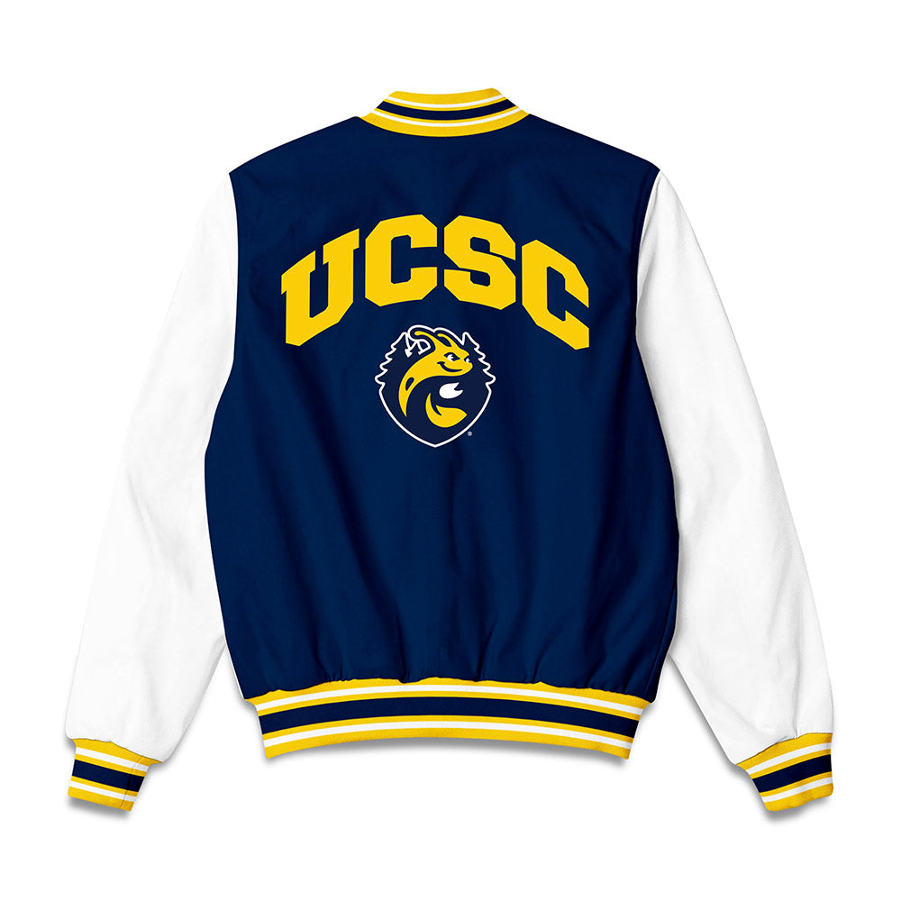 UCSC - NCAA Women's Swimming & Diving : Briseis Valenzuela - Bomber Jacket-1