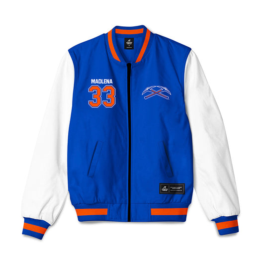 UW Platteville - NCAA Football : Ty Madlena - Bomber Jacket-0