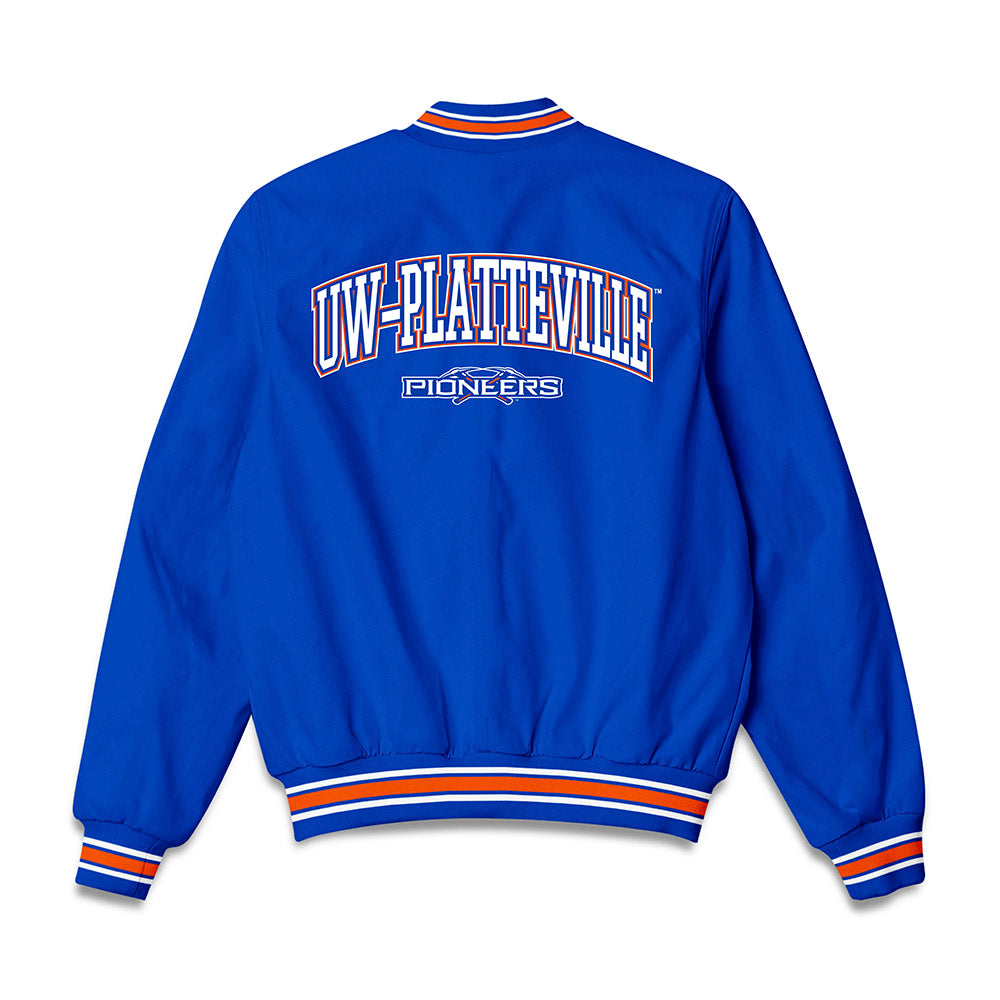 UW Platteville - NCAA Football : Brady Mobley - Bomber Jacket-1