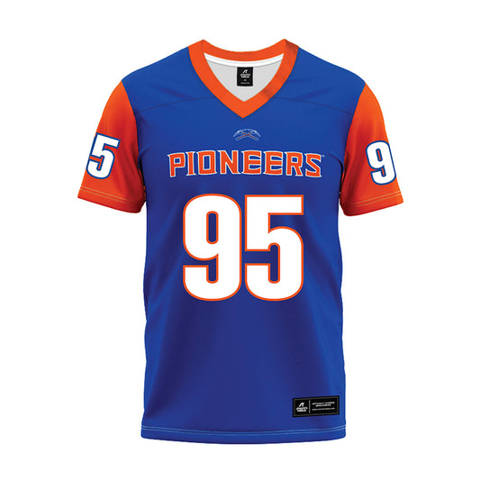 UW Platteville - NCAA Football : Brady Mobley - Royal Premium Football Jersey-0