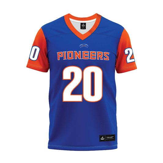 UW Platteville - NCAA Football : KVondre Meadows - Royal Premium Football Jersey-0