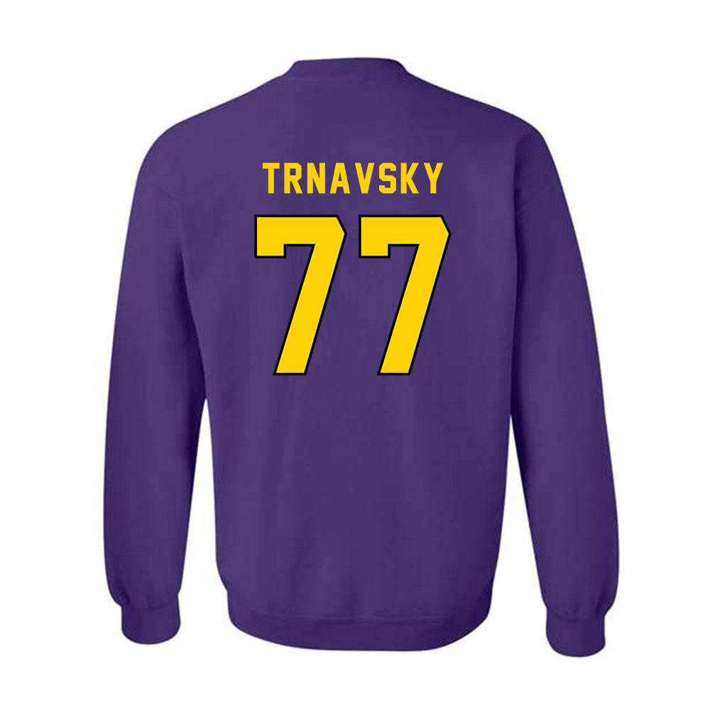East Carolina - NCAA Football : Cooper Trnavsky - Classic Shersey Crewneck Sweatshirt-1