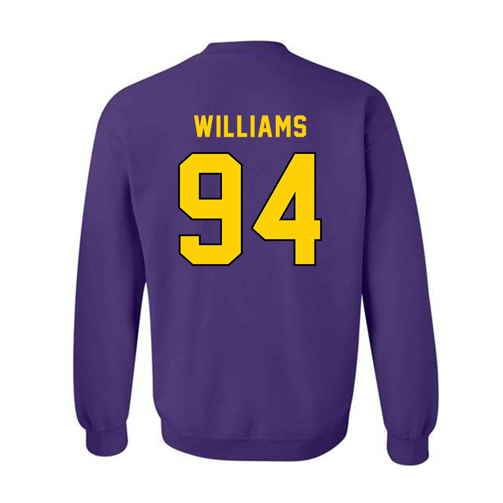 East Carolina - NCAA Football : Javon Williams - Classic Shersey Crewneck Sweatshirt-1