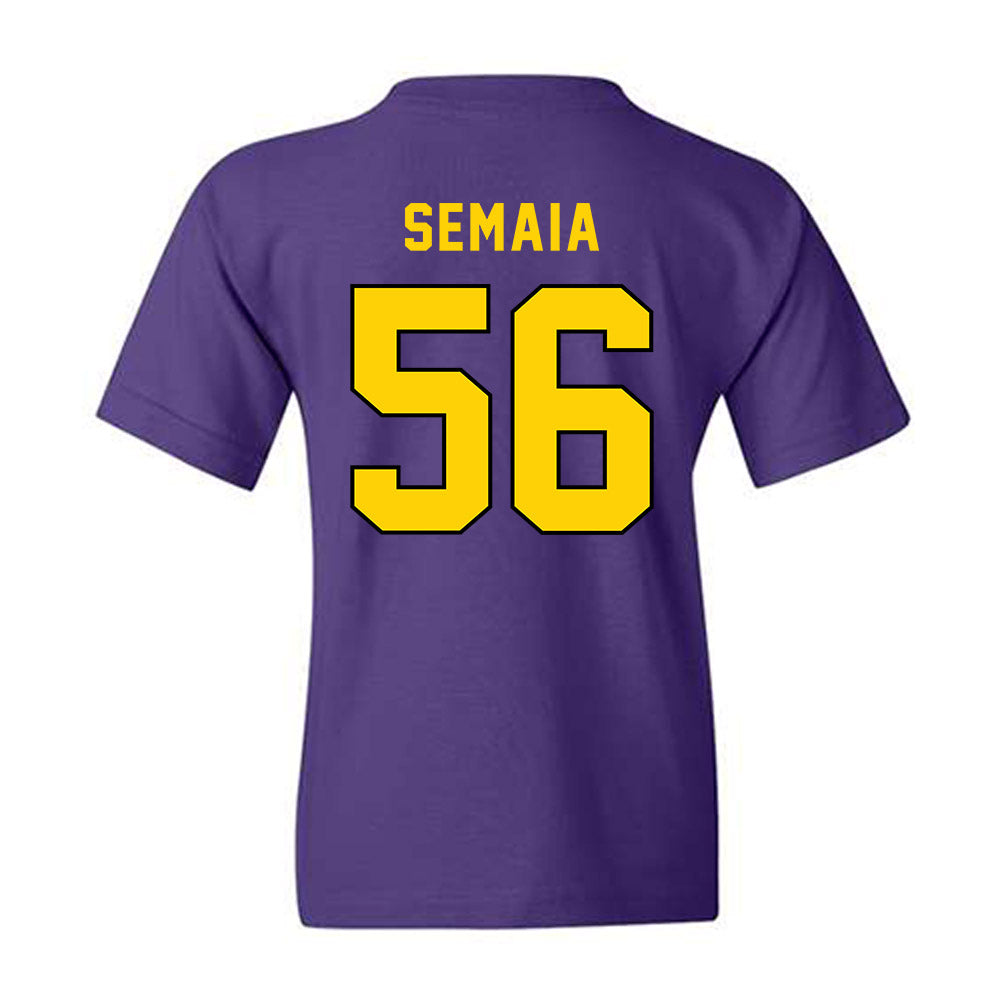 East Carolina - NCAA Football : Leivi Semaia - Classic Shersey Youth T-Shirt-1