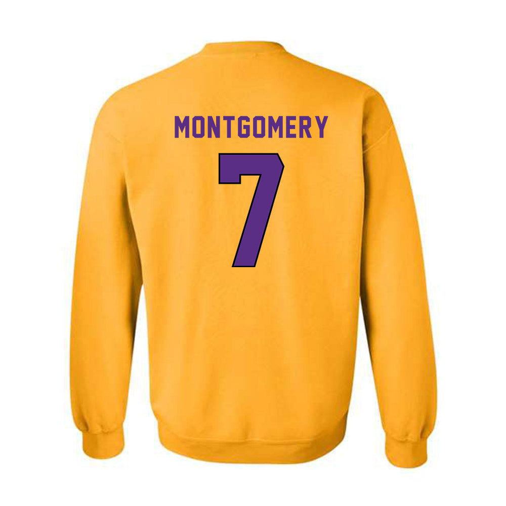 East Carolina - NCAA Football : London Montgomery - Classic Shersey Crewneck Sweatshirt-1