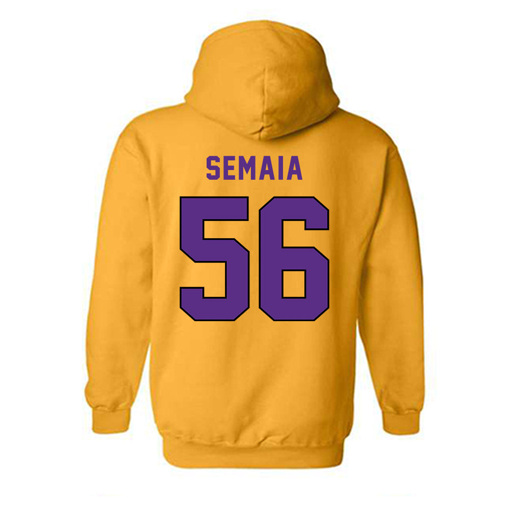 East Carolina - NCAA Football : Leivi Semaia - Classic Shersey Hooded Sweatshirt-1