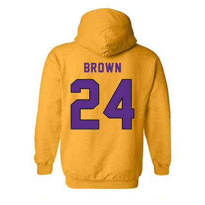 East Carolina - NCAA Football : TyMir Brown - Classic Shersey Hooded Sweatshirt-1